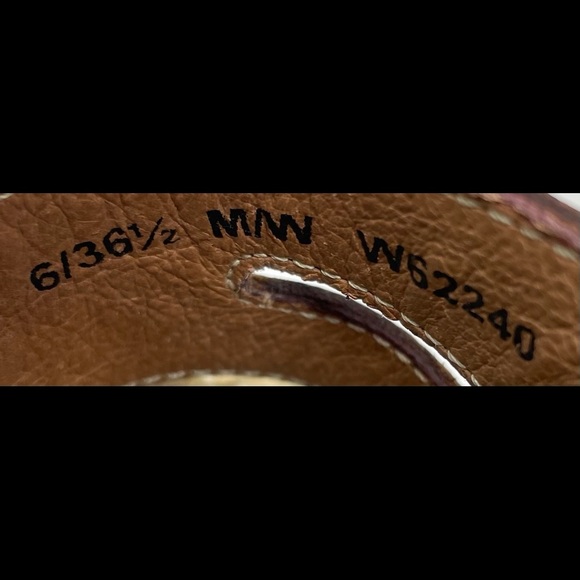 Born Open Toe Slide Straw Wedge Brown Womens 6 - Picture 8 of 8